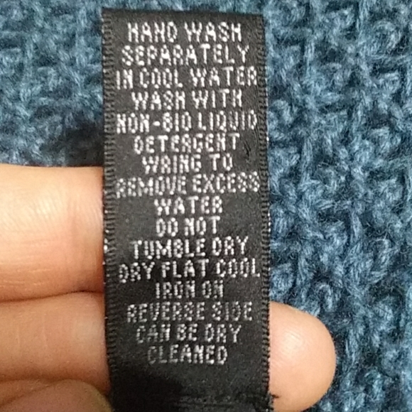 EUC Only Mine Silk Cashmere Teal Sweater - Picture 5 of 7